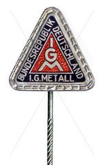alte IG Metall Anstecknadel  um 1978
