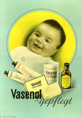 Vasenol-Produkte fuer Kleinkinder  DDR  1954