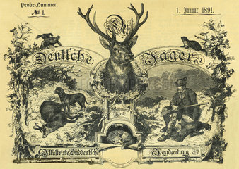 Der Deutsche Jaeger  Jagdzeitung  1891