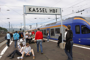 Documenta 13 Klanginstallation am Kassel HBF