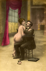 Paar Liebe Nackt  1906-1912