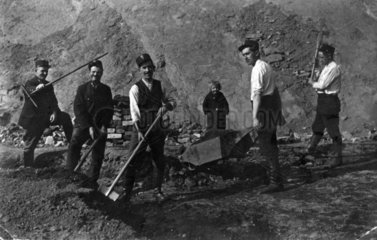 Arbeiter in einer Mine