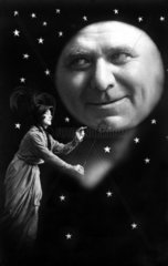 Frau mit Mann im Mond 1910