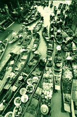 Thailand - Bangkok - Schwimmender Markt floating market