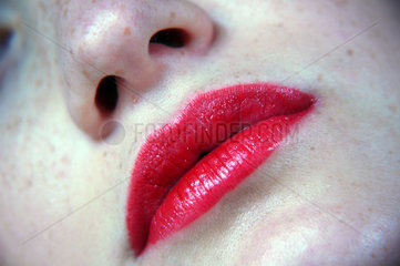rote Lippen