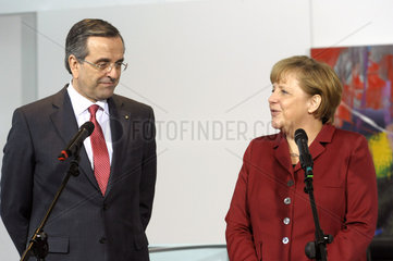 Samaras + Merkel