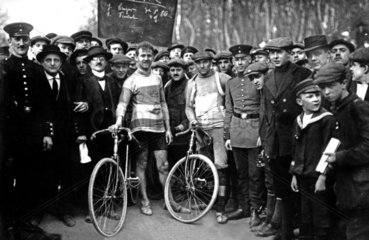 Radrennfahrer Jahrhundertwende