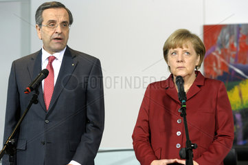 Samaras + Merkel