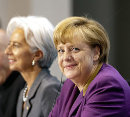 Lagarde + Merkel