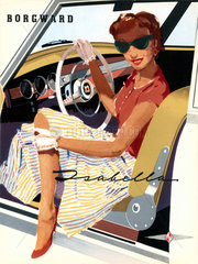 Autowerbung Borgward Isabella  1957