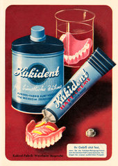 Kukident Werbung  um 1953