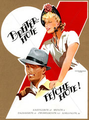 Werbung fuer Breiter Huete  um 1937