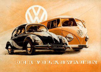 VW Volkswagen  Kaefer und Transporter  1951