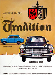 DDR Leipziger Fruehjahrsmesse  Trabbi  1965