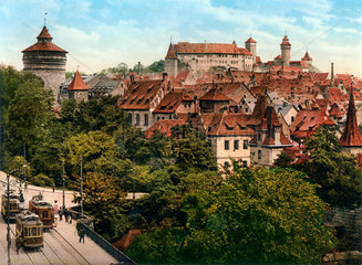 Nuernberger Altstadt  um 1899