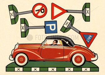 Verkehrsspiel  um 1957