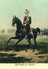 Koenig Ludwig II.  um 1900