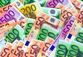 Euro  Euroscheine  Geld