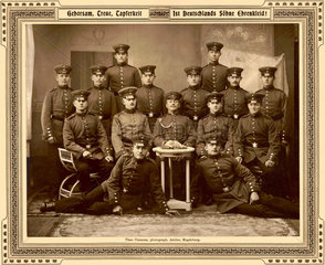 Rekruten  Erinnerungsfoto  1910