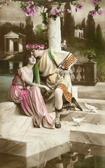 Liebespaar im alten Rom