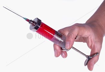 alte Injektionsspritze