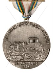 erste olympische Medaille Athen 1896