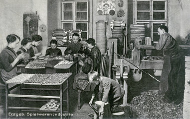 Erzgebirgische Spielwarenindustrie  1925