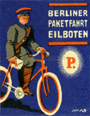 Berliner Paketdienst  Eilboten  1913