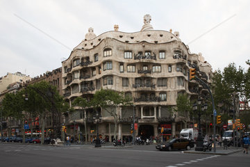 Barcelona (Spain) - Casa Mila by Antoni Gaudi