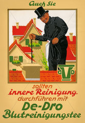 Werbung fuer Blutreinigungstee  1935