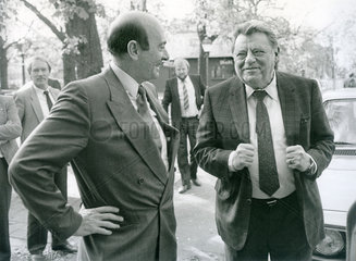 Manfred Woerner  Franz Josef Strauss  Muenchen  1987