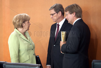 Merkel + Westerwelle + Pofalla