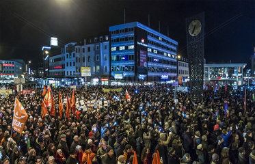 Anti-PEGIDA-Kundgebung in Bielefeld