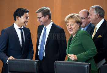 Roesler + Westerwelle + Merkel + Kampeter + Neumann