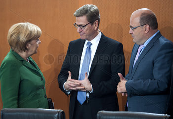 Merkel + Westerwelle + Kampeter