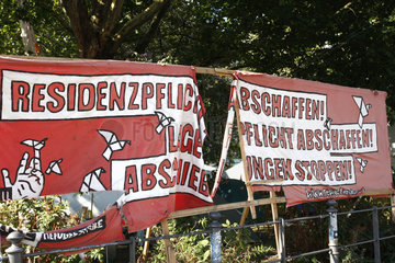 Fluechtlingscamp in Berlin