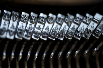 Typen einer Schreibmaschine