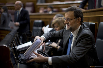SPAIN-MADRID-POLTICS-RAJOY