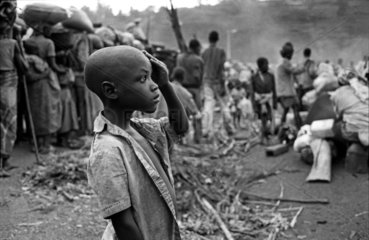 Kind im Fluechtlingslager