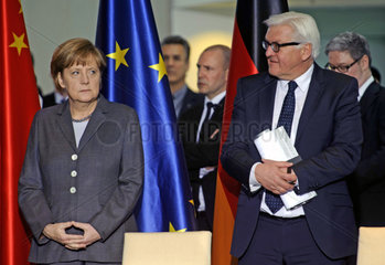 Merkel + Steinmeier