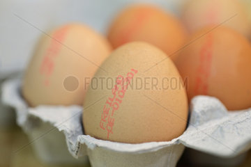 Eier von Freilandhuehnern