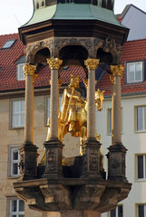 Magdeburg  Deutschland  Kopie des Magdeburger Reiters auf dem Alten Markt