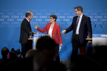 Weber  Kramp-Karrenbauer  Soeder  CDU CSU Policy Platform For European Elections