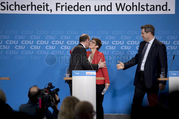 Weber  Kramp-Karrenbauer  Soeder  CDU CSU Policy Platform For European Elections