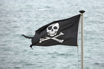 London  Grossbritannien  Piratenfahne