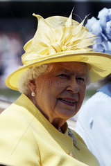 Royal Ascot  Portrait of Queen Elizabeth the Second