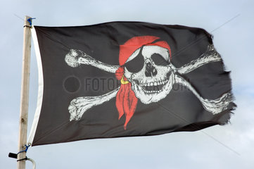 Norderney  Deutschland  Piratenflagge