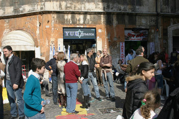 Strassenfest in der Judische Ghetto von Rom