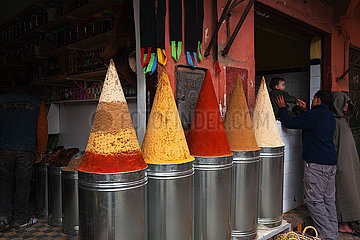 Spice Shop in Souk - Marrakesh