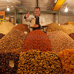 Market stall in Medina - Marrakesh